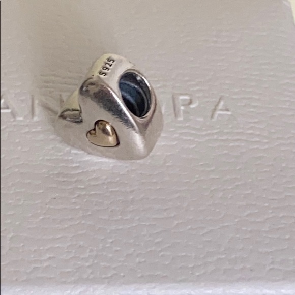 New Pandora Happy Anniversary Charm , Two tone . - Picture 3 of 9